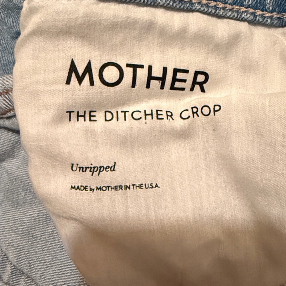 MOTHER Light Wash Wide Leg Jeans - Picture 13 of 14